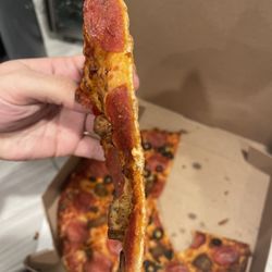 Domino's Pizza - No sauce, dry as hell