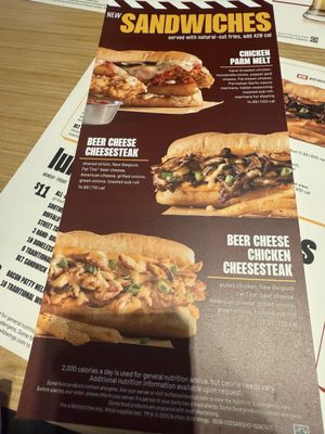 Menu photo 1 Buffalo Wild Wings San Luis Obispo, CA