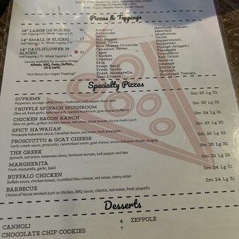 Salvation Pizza - Menu - Pizza Near Me - Austin, Texas