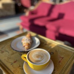 Harvest Moon Coffee & Chocolates - Cappuccino & Chocolate Scone