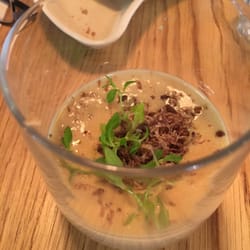 Heron and Grey - Duck sabayon, with duck jerky.