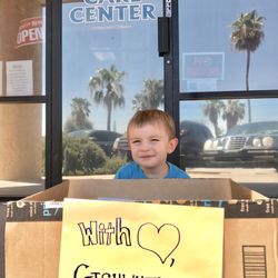 Open Arms Care Center - Donating nonperishables!
