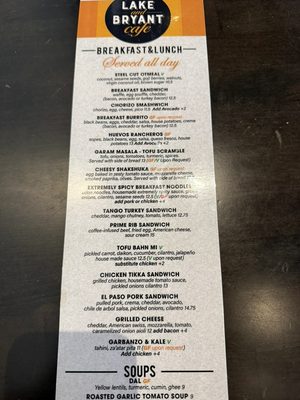Menu photo 1 Lake and Bryant Cafe Minneapolis, MN Menu photo 1 Lake and Bryant Cafe Minneapolis, MN