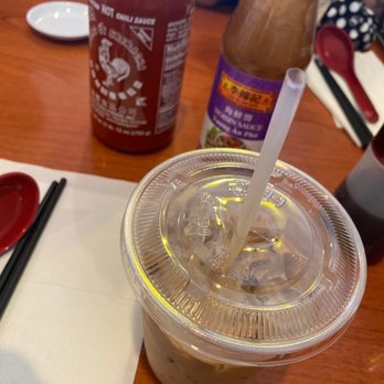 Pho Ga Hai Van - Iced coffee for 3 with sauces - Vietnamese Near Me - Westminster, California