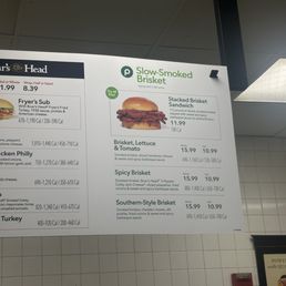 Sandwich menu Sandwich menu