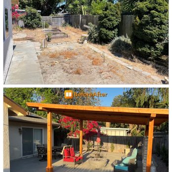 KH Pavers - Backyard before and after - General Contractors Near Me KH Pavers - Backyard before and after - General Contractors Near Me