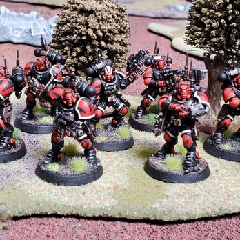 Lost Planet Games - My squad of Space Marine Infiltrators on one of their many great war gaming tables! - Tabletop Games Near Me - Torrance, California Lost Planet Games - My squad of Space Marine Infiltrators on one of their many great war gaming tables! - Tabletop Games Near Me - Torrance, California