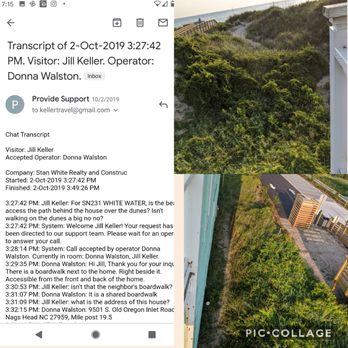 Stan White Realty - Beach access was not as described. One grandparent had a fall trying to get back from the beach. - Vacation Rental Agents Near Me - Nags Head, North Carolina