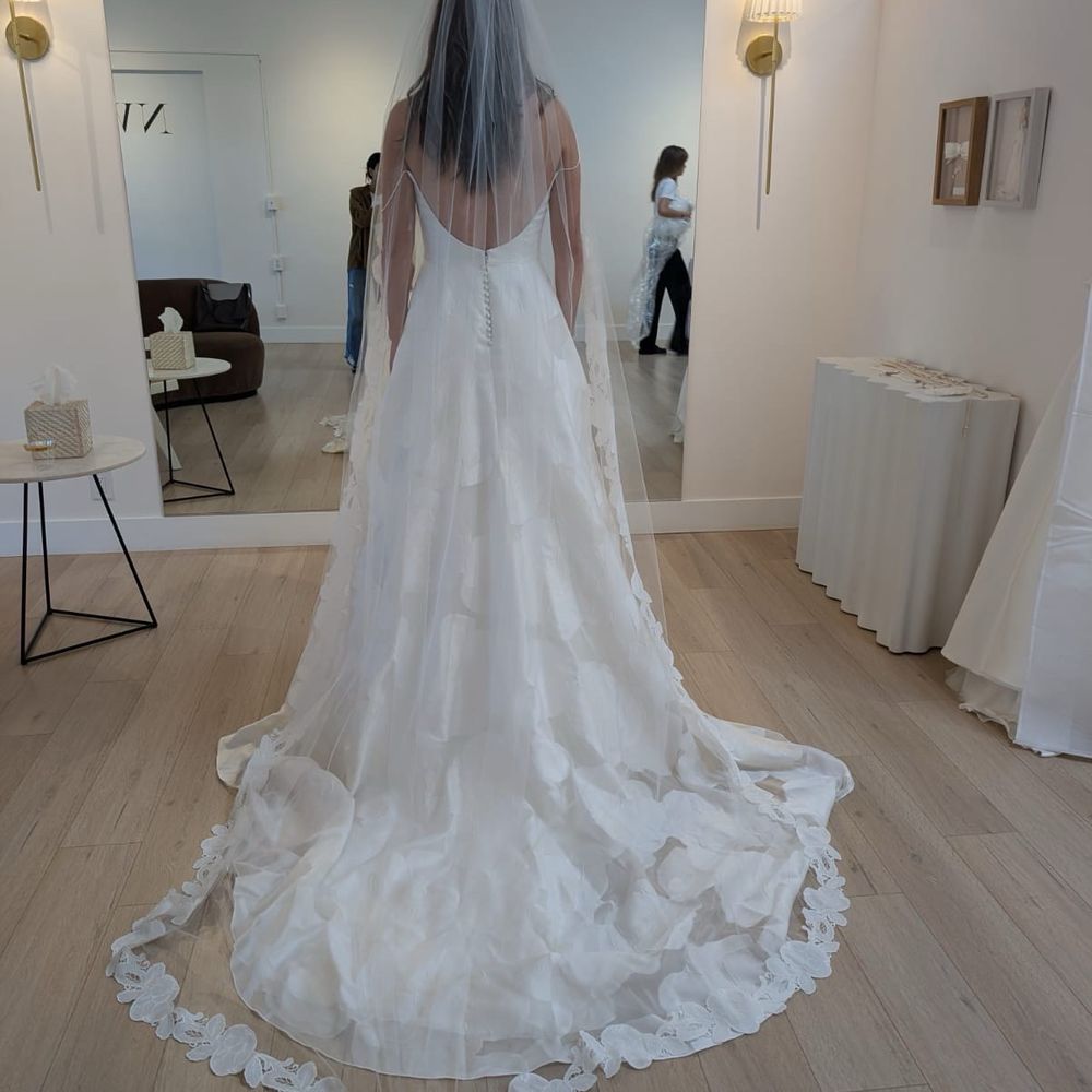 Trying on my dress and gowns. Trying on my dress and gowns.