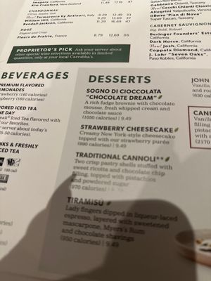 Menu photo 1 Carrabba's Italian Grill Concord, NC