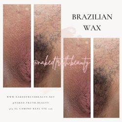 Naked Truth - Brazilian wax includes hair removal from the entire bikini and bikini line area as well as the butt strip