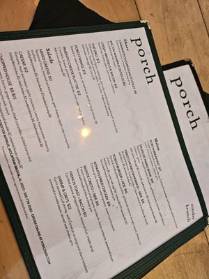 Menu photo 7 Porch Mountain Brook, AL