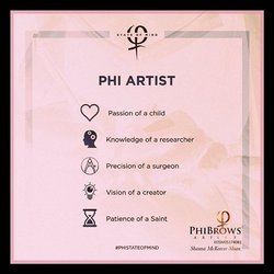 Why choose a phi artist? #phiacademy #houston #galleria #phiartist #microblading