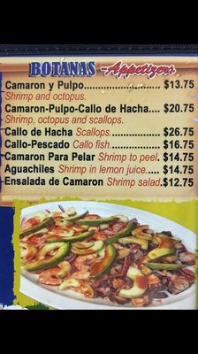Menu photo 5 Mariscos El Rafa Chino, CA