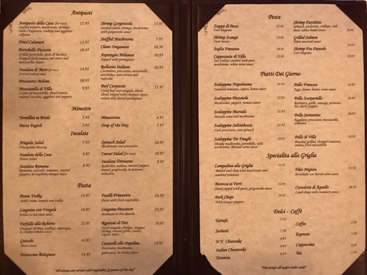 Menu photo 3 Villa D'Aqua Bellmore, NY Menu photo 3 Villa D'Aqua Bellmore, NY