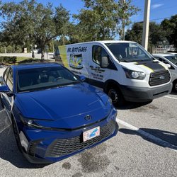 Mr. Auto Glass - Jaun arrives at my workplace