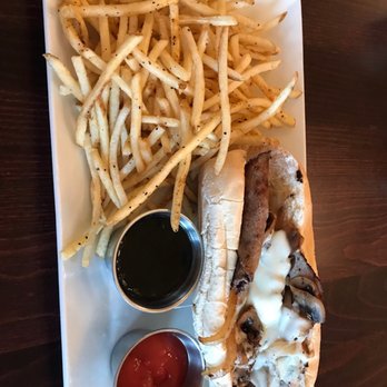 Red On Main - French dip - Bars Near Me - Madison, Indiana
