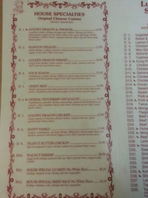 Menu photo 2 Golden Dragon Express San Antonio, TX