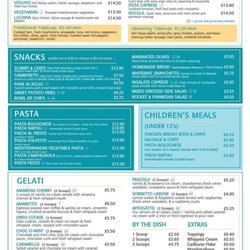 Castellamare - Castellamare Menu