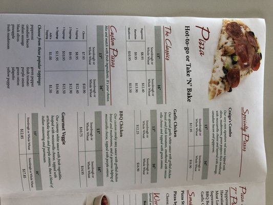 Menu photo 3 Craigo's Pizza Beaver, UT Menu photo 3 Craigo's Pizza Beaver, UT
