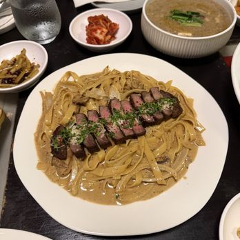 DA O’N - Steak Diane Pasta - Korean Near Me - Houston, Texas