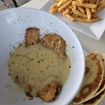 Spiro's Taverna - Mahi in lemonata sauce and roasted potatoes - Greek Near Me - Port St. Lucie, Florida