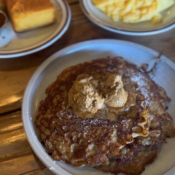 Salt's Cure - Oatmeal Griddle Cakes Side of Eggs Hash Browns - Breakfast & Brunch Near Me - Los Angeles, California Salt's Cure - Oatmeal Griddle Cakes Side of Eggs Hash Browns - Breakfast & Brunch Near Me - Los Angeles, California
