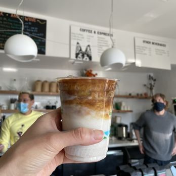Cafe Xochi - Iced horchata latte with almond milk - Cafes Near Me - Oakland, California