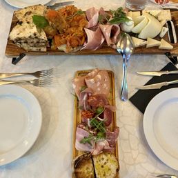 Meats & Cheeses board, bruschetta board