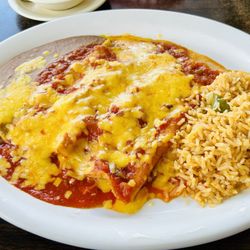Alfredo's Mexican Restaurant - Cheese Enchilada Plate