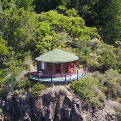 Bella Luna Mountaintop Retreat - Star house - NOT a rental - view from drone