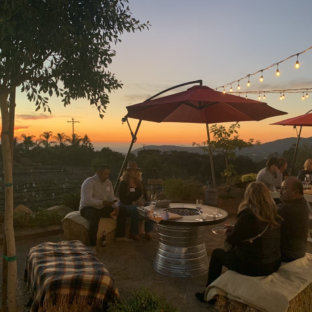 Rustic Ridge Vineyards - Hay bales, fire pit and amazing views! - Wine Tasting Room Near Me - Jamul, California