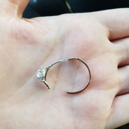 This ring was less than 5 months old when this happened