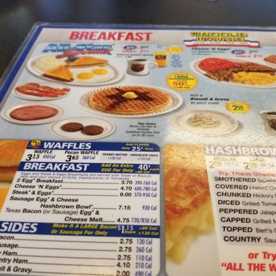 Menu photo 1 Waffle House Durham, NC