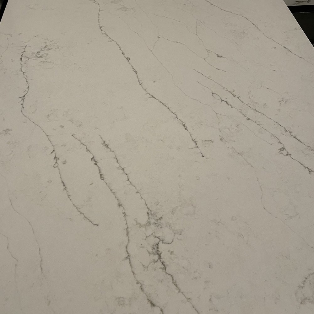 Sunset Tile & Bath - Hana Sky quartz countertop - General Contractors Near Me - Glendale, Arizona