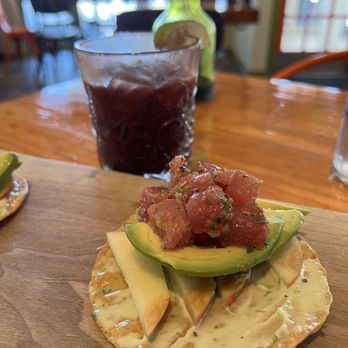 Righteous Foods - Ahi Tuna Tostada - New American Near Me - Fort Worth, Texas Righteous Foods - Ahi Tuna Tostada - New American Near Me - Fort Worth, Texas