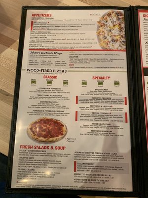 Menu photo 6 Johnny Carino's Modesto, CA