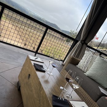 Davis Estates - Patio views - Wineries Near Me - Calistoga, California