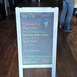 Emmett Creamery - These were the selections the day I was there.  Yummmmm...
