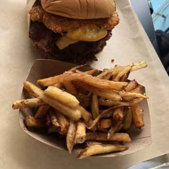 Route 66 - Quad Cheeseburger (14.8 oz.) and fries - American Near Me - Lancaster, Pennsylvania Route 66 - Quad Cheeseburger (14.8 oz.) and fries - American Near Me - Lancaster, Pennsylvania