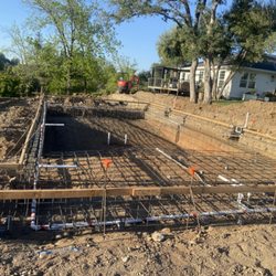 Black Bear Pool Construction - Pre-gunite Phase