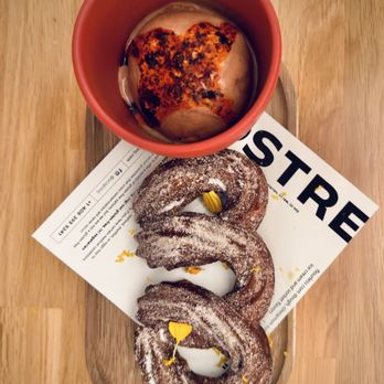 Acopio - Chocolate Churro with Housemade Mexican Chocolate Ice Cream - New Mexican Cuisine Near Me - San Jose, California