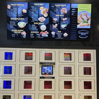 Brooklyn Dumpling Shop - The menu and food lockers - Dim Sum Near Me - Garden City, New York Brooklyn Dumpling Shop - The menu and food lockers - Dim Sum Near Me - Garden City, New York