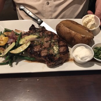 Jake's Steakhouse - The rib eye was tasty and tender. - Steakhouses Near Me - Tehachapi, California