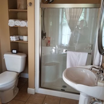 Brookmere Winery & Vineyard Inn - the bathroom - Wineries Near Me - Belleville, Pennsylvania