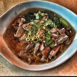 Nom Nom's - Perfect man flu soup with chilli! The broth is amazing