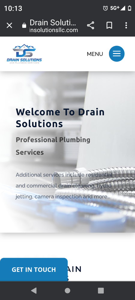 Slide of Drain Solutions and Plumbing Services