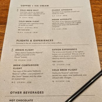 Starbucks Reserve - Cool! Coffee flights are offered. - Coffee & Tea Near Me - Austin, Texas