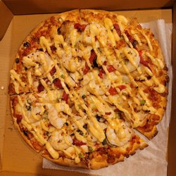 Crust Pizza - Peri Peri Chicken with Skrimps