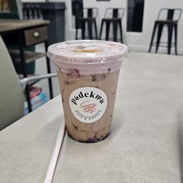 Iced berry cobbler Iced berry cobbler